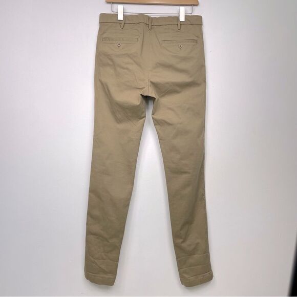 Uniqlo | khaki 4 pocket slacks size 30/40.      (5) Uniqlo (76 cm) waist - Picture 1 of 6
